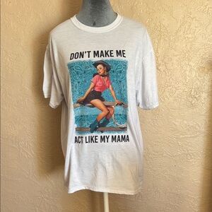 Jerzees White Graphic Tee - Short Sleeve